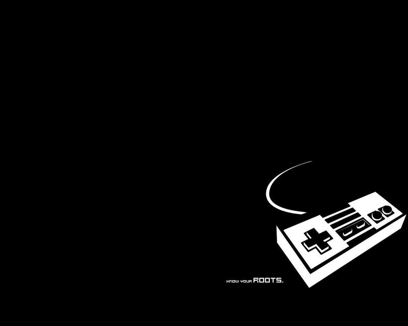white controller on black background
