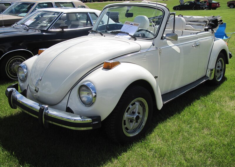White Convertible Beetle