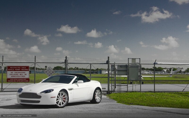 White Convertible Car — Calm, Afternoon, Photograph, Fence