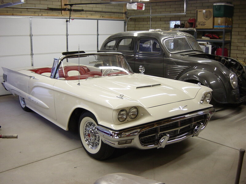 White Convertible Car — Calm, Photograph