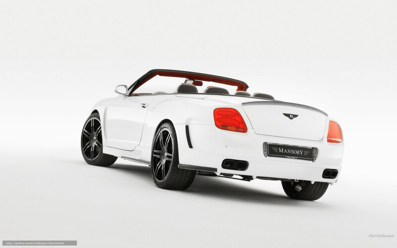White Convertible Car — Clean, Neutral