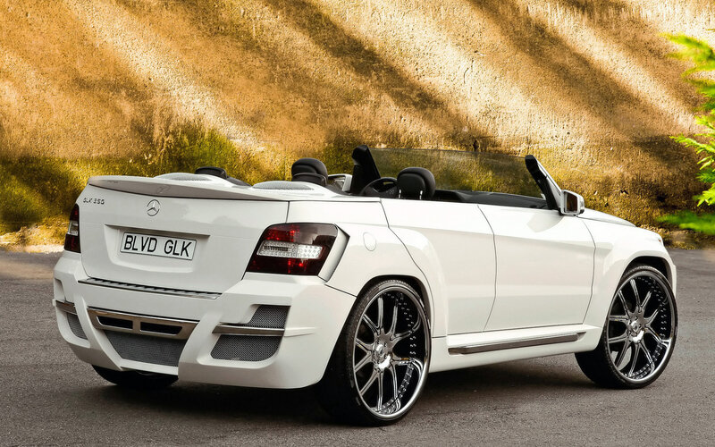 White Convertible Car — Dramatic, Afternoon, Photograph, Wall