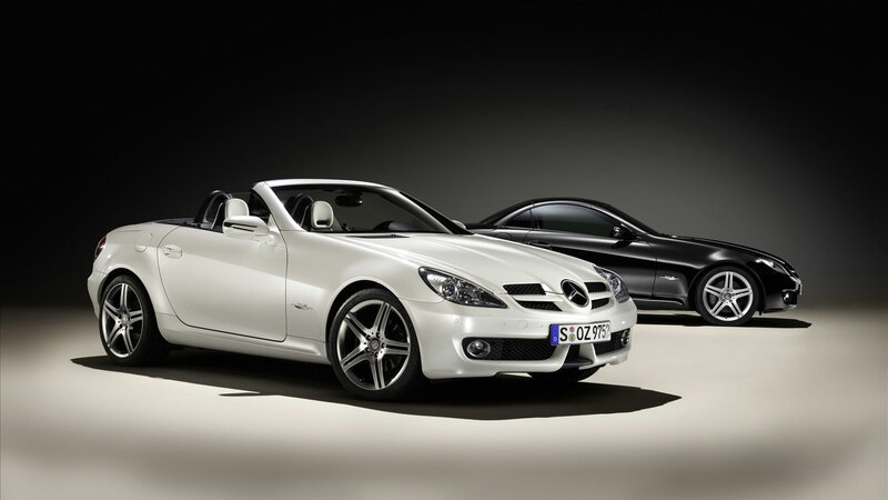 White Convertible Car — Dramatic, Photograph, Black Coupe