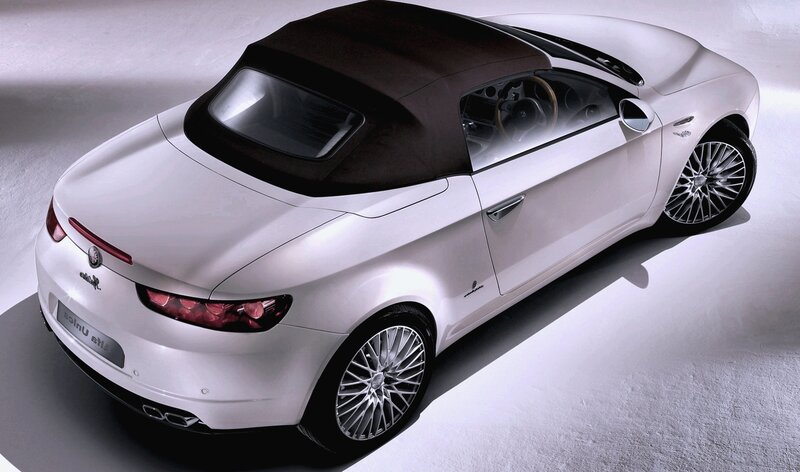 White Convertible Car — Dramatic, Photograph, Convertible Roof