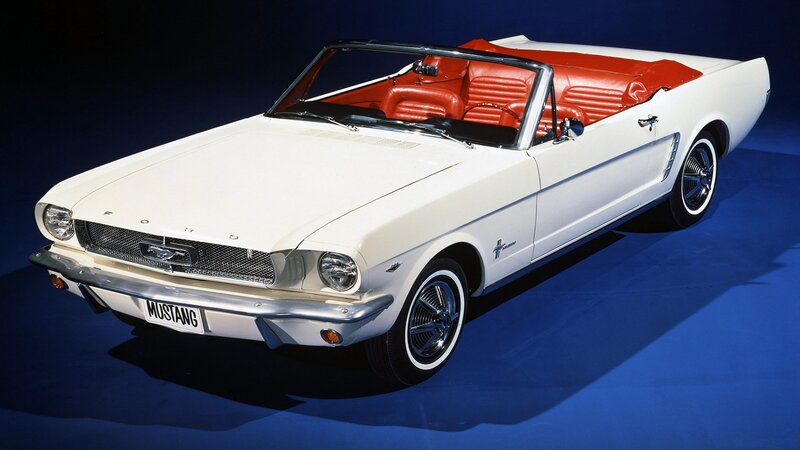 White Convertible Car — Dramatic, Photograph, Red Interior, Chrome Grille
