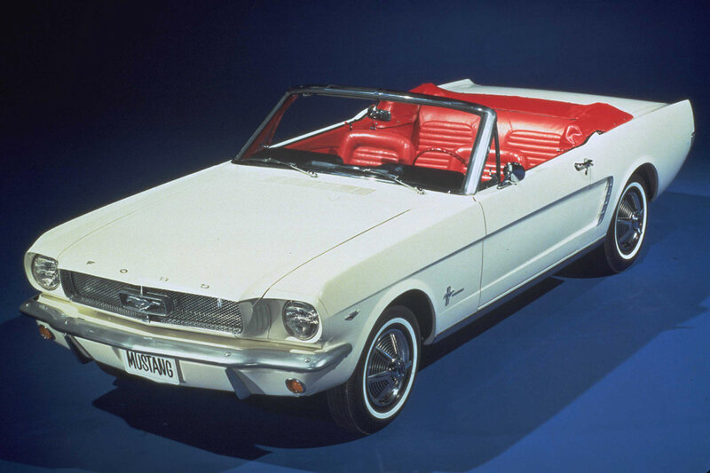 White Convertible Car — Dramatic, Photograph, Red Interior