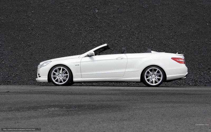 White Convertible Car — Dramatic, Photograph, Wall, Road