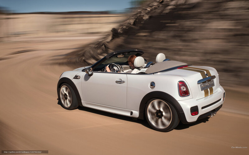 White Convertible Car — Dynamic, Afternoon, Photograph, Driver, Desert Road