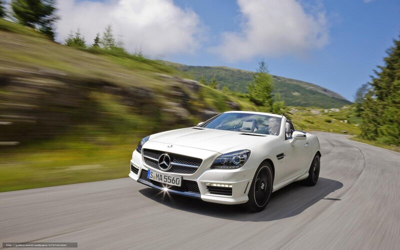 White Convertible Car — Dynamic, Afternoon, Photograph, Driver, Road, Mountain