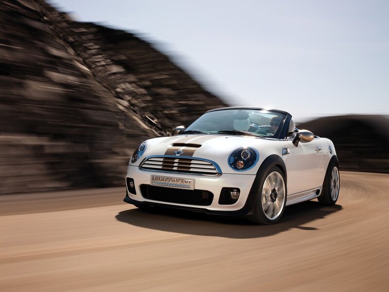 White Convertible Car — Dynamic, Afternoon, Photograph, Driver, Road, Rocky Hill