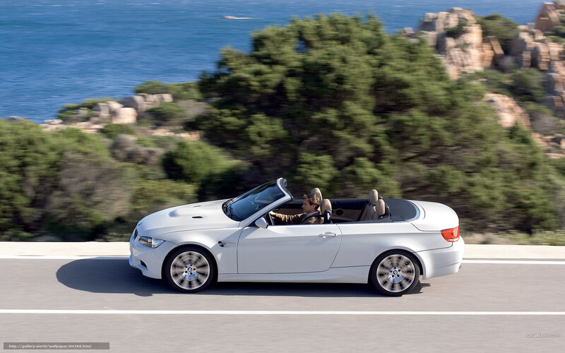 White Convertible Car — Dynamic, Afternoon, Photograph, Driver