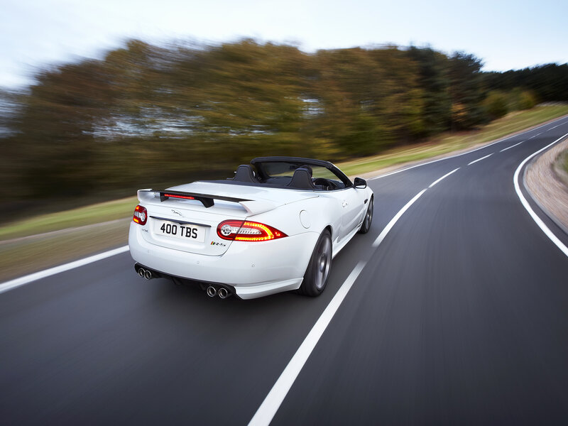 White Convertible Car — Dynamic, Afternoon, Photograph, Road, Trees, Treetops