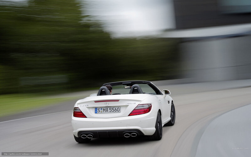 White Convertible Car — Dynamic, Photograph, Driver, Road
