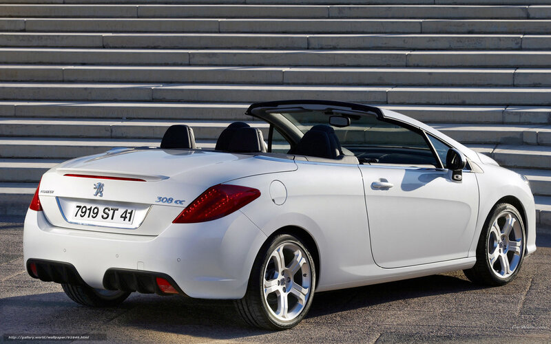 White Convertible Car — Neutral, Afternoon