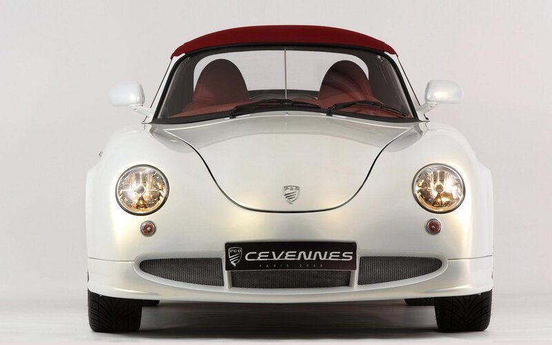 White Convertible Car — Neutral, Photograph, Red Interior