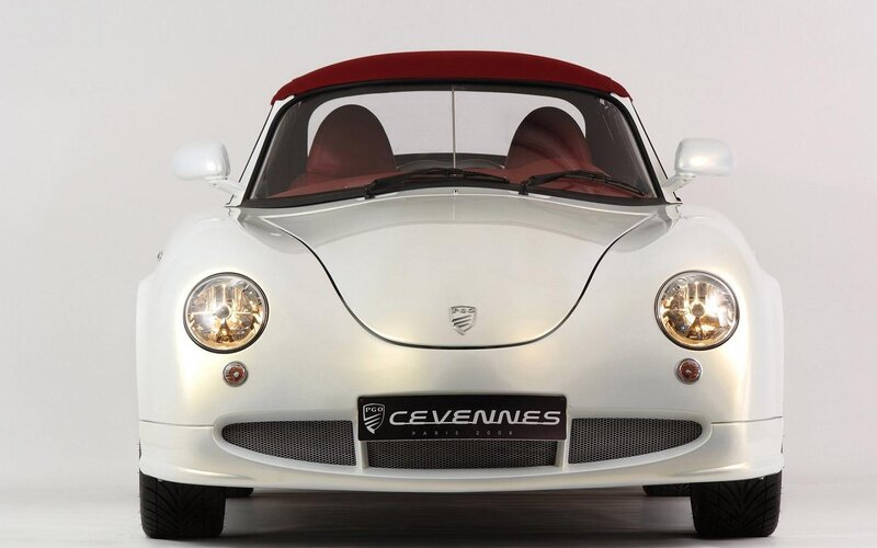 White Convertible Car — Neutral, Photograph