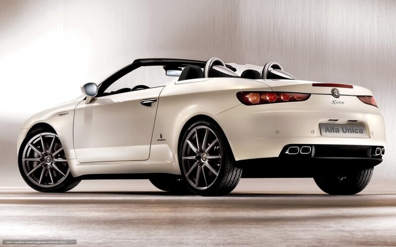 White Convertible Car — Neutral, Photograph, Wheels, Taillights