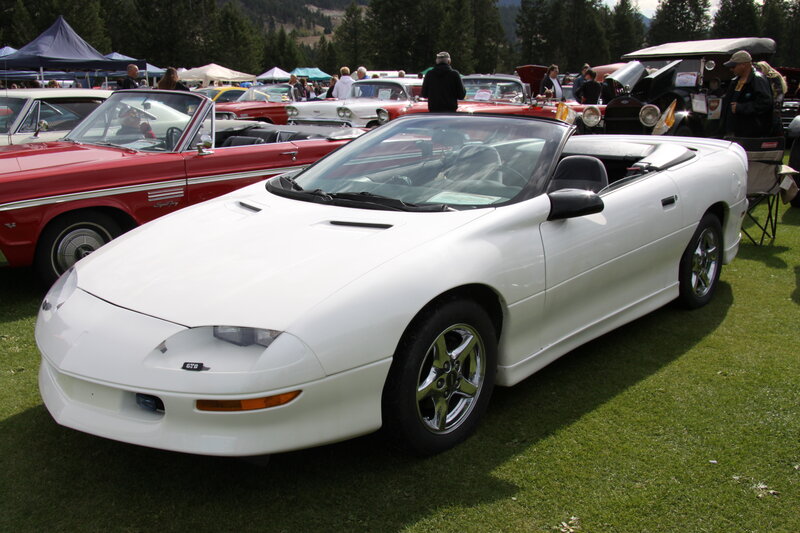 White Convertible Car — Outdoor