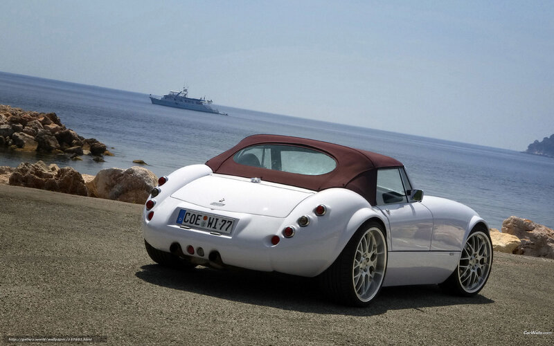 White Convertible Car — Serene, Afternoon, Photograph, Boat