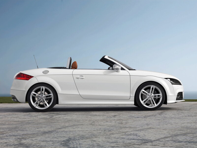 White Convertible Car — Serene, Afternoon, Photograph, Sky, Road, Black