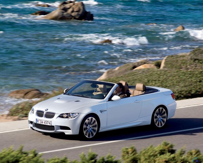 White Convertible Car — Serene, Afternoon
