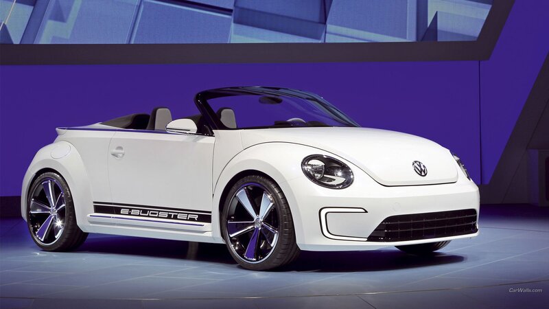 White Convertible Car — Showroom, Photograph