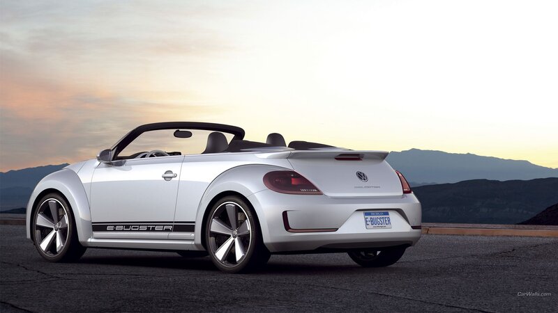 White Convertible Car — Silver, Serene, Sunset
