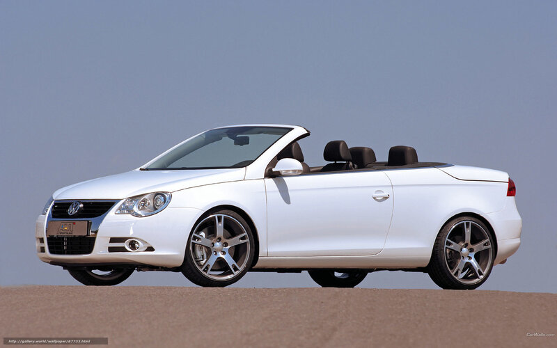 white convertible car
