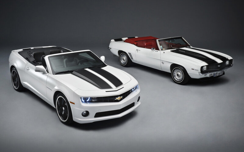 White Convertible Cars — Dramatic, Photograph