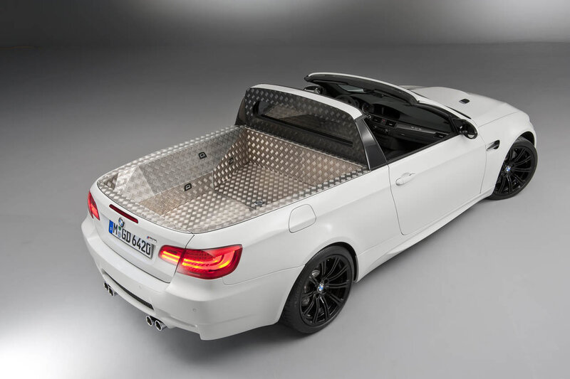White Convertible Pickup