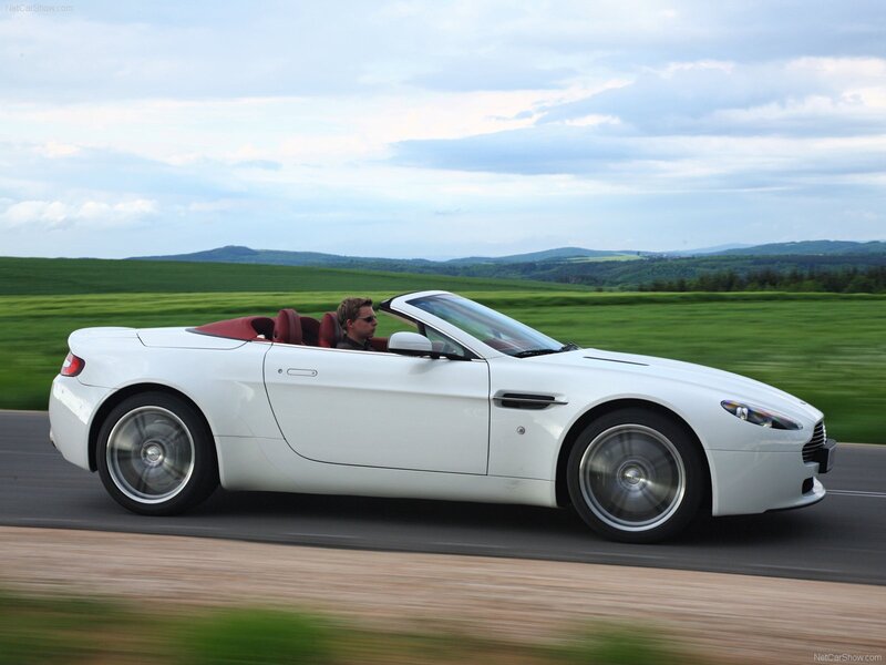 white convertible sports car