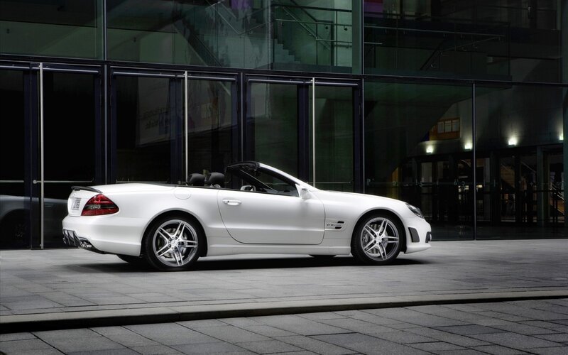 White convertible sports car