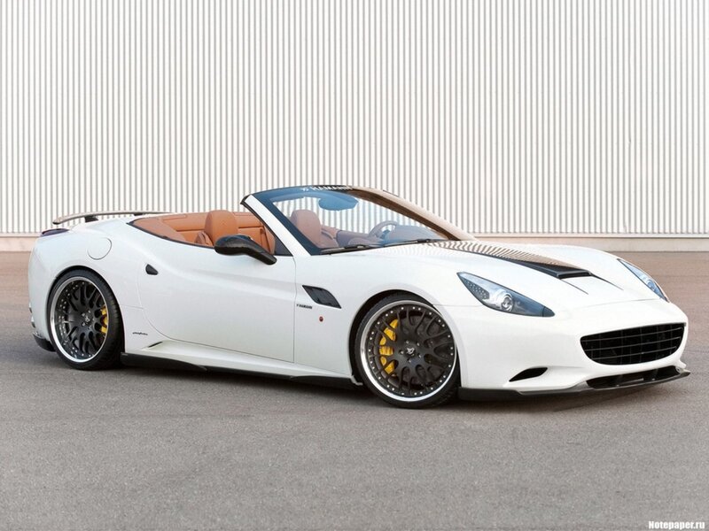 white convertible sports car