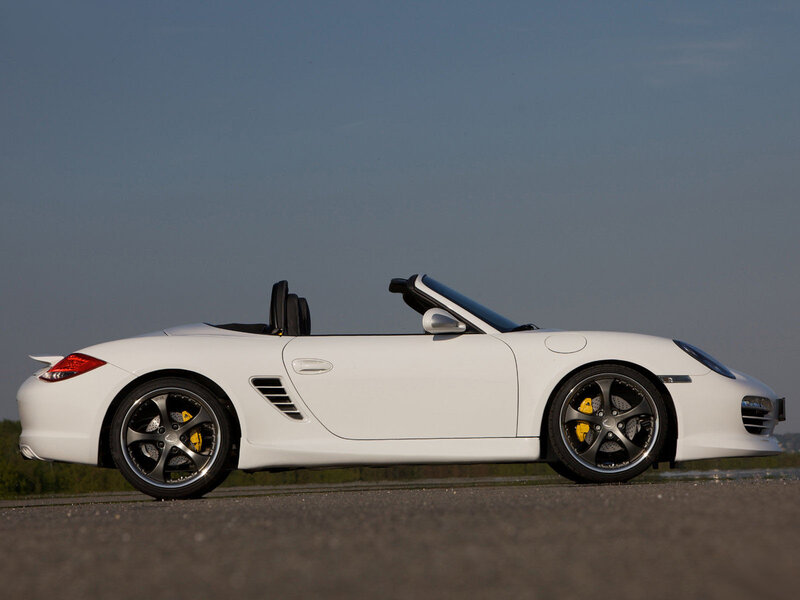 white convertible sports car