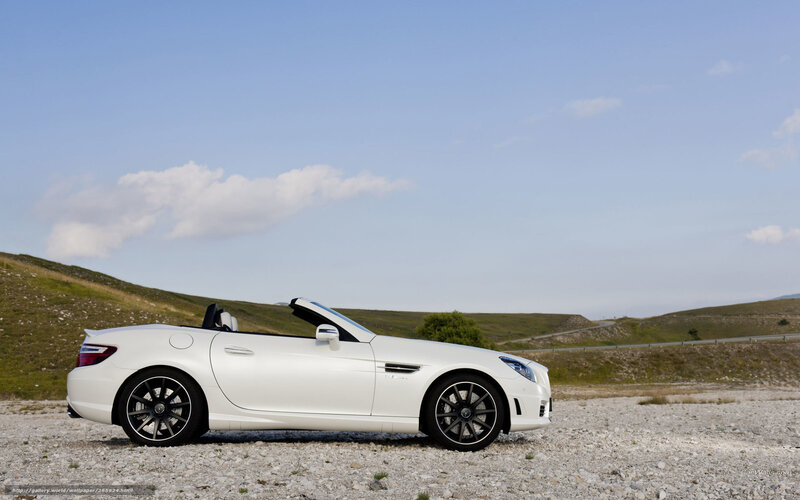 White convertible sports car