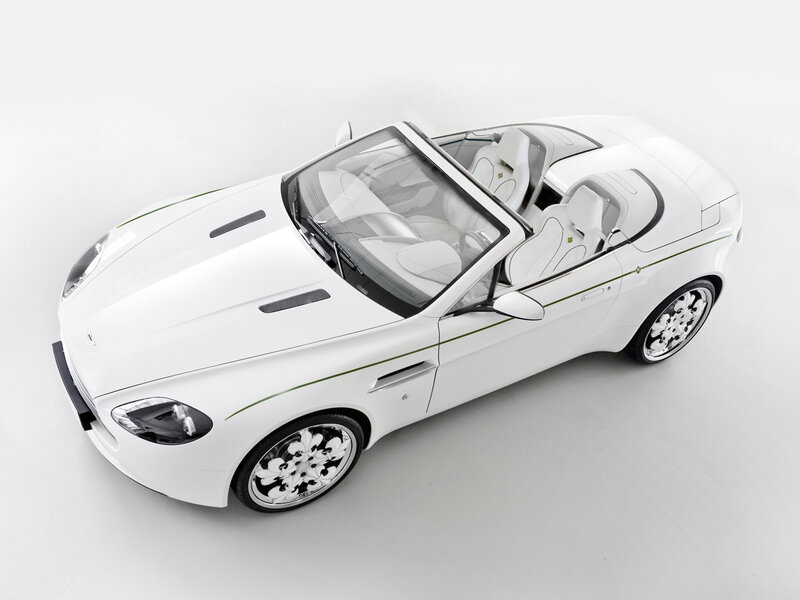 White Convertible Sports Car — Clean, Modern