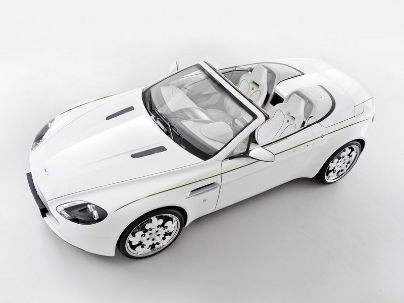 White Convertible Sports Car — Clean