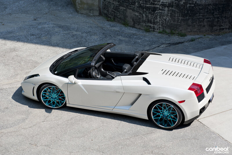 White Convertible Sports Car — Dramatic, Afternoon, Photograph, Concrete Surface