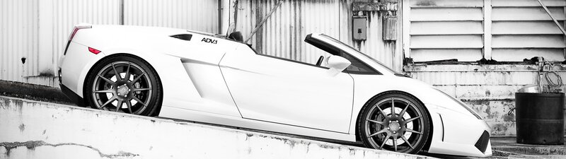 White Convertible Sports Car — Dramatic, Photograph, Building