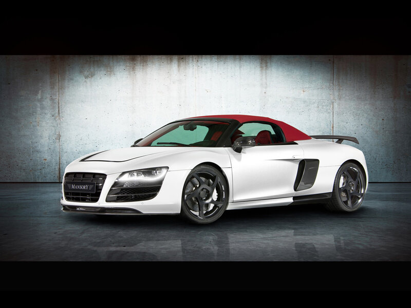 White Convertible Sports Car — Dramatic, Photograph