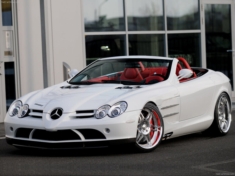 White Convertible Sports Car — Modern, Photograph, Red Seats