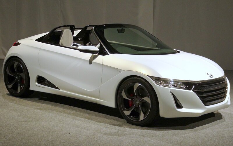 White Convertible Sports Car — Neutral, Photograph, Seats