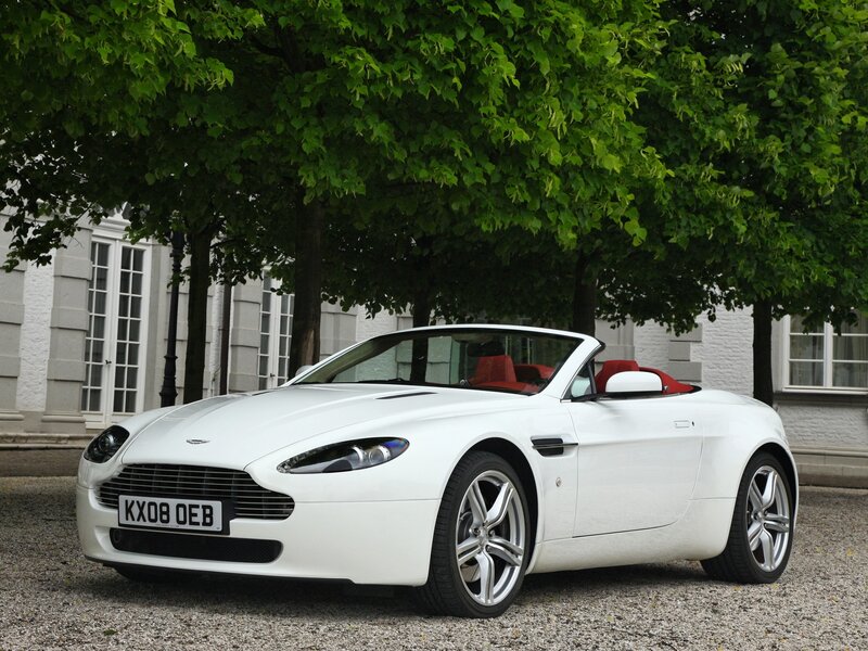 White Convertible Sports Car — Serene, Summer