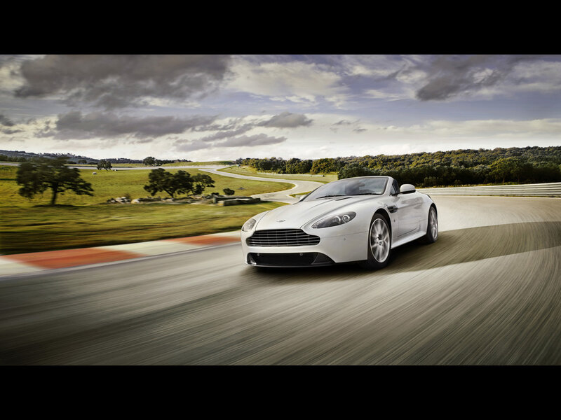 White Convertible Sports Car — Silver