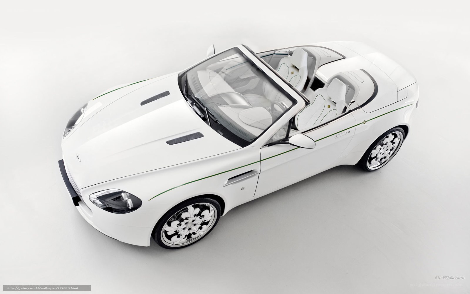white convertible sports car