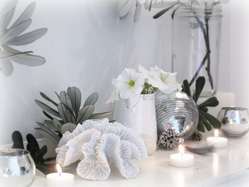 White Coral and Candles