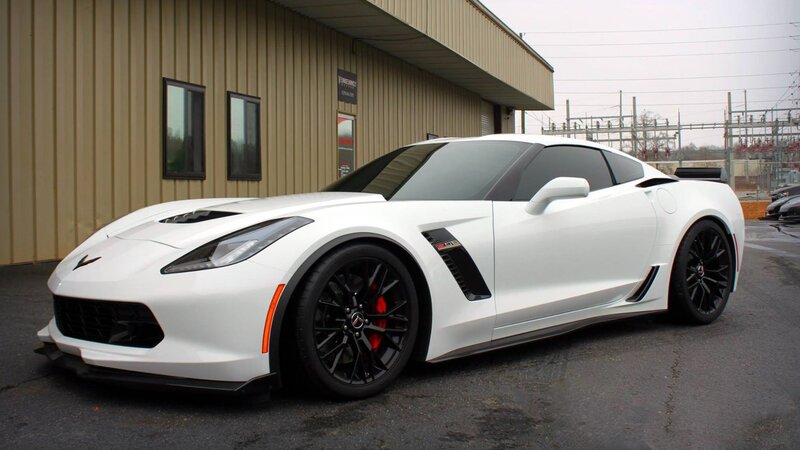 White Corvette Z06 — Neutral, Photograph