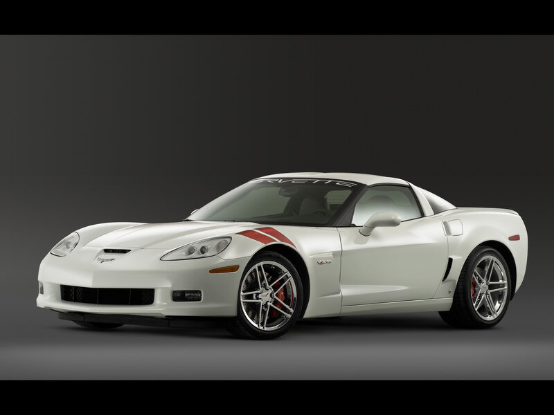 White Corvette Z06