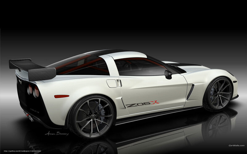 white corvette z06 x