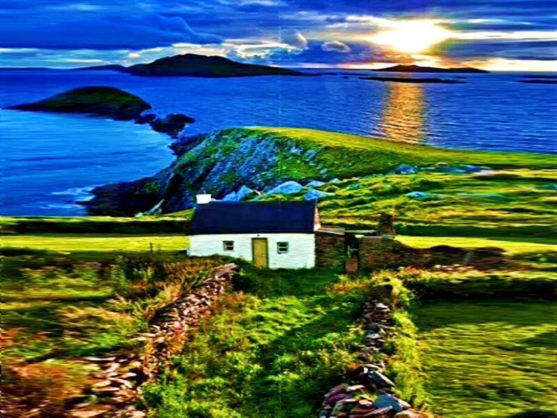 White Cottage on Coast